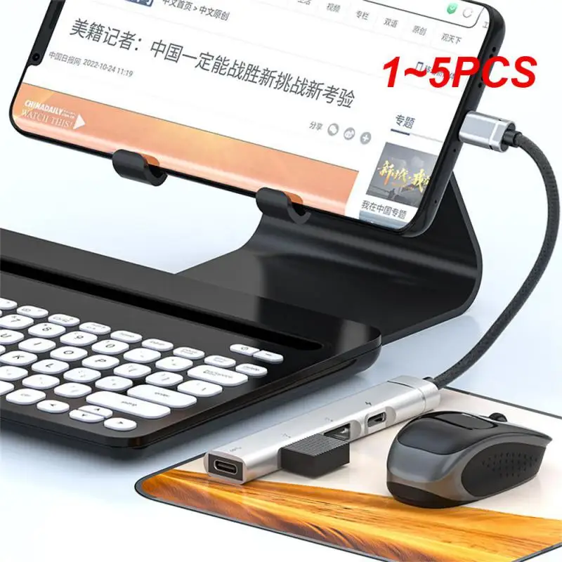 

Разветвитель 4-в-1 из алюминиевого сплава, USB Type-c на USB, 1-5 шт.