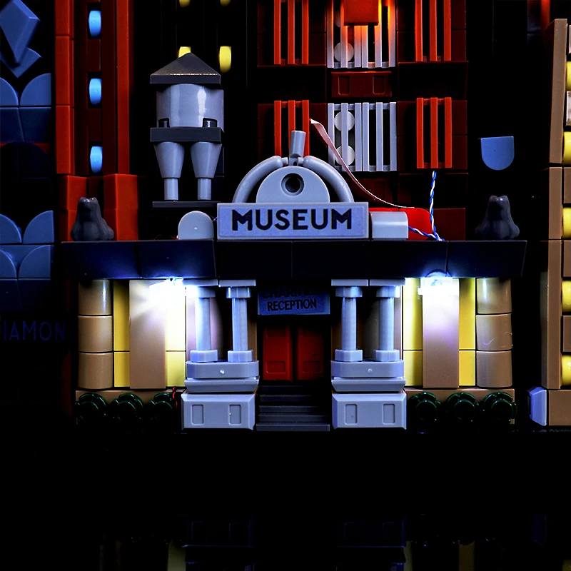 DIY радиоуправляемая лампочка набор для LEGO 76271 анимационная серия Готэм-Сити