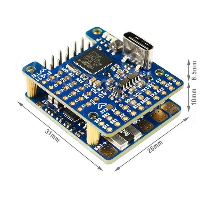 Полетный контроллер Matek F411-WTE с OSD/гоночный FPV Квадрокоптер для гоночной Дорожной