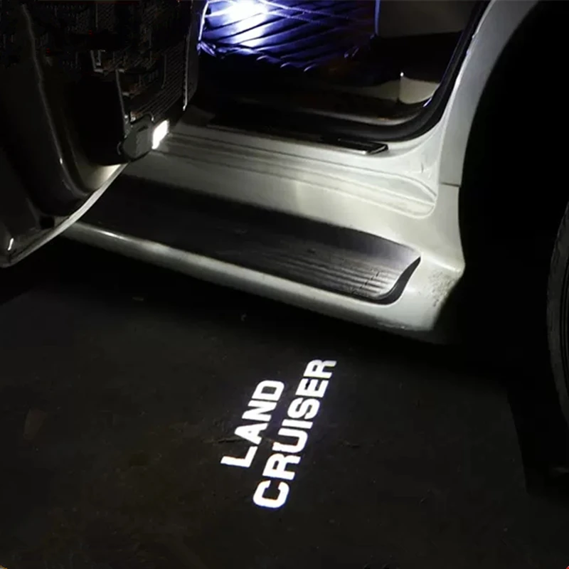 

2Pcs Led Projector Lamp Car Door Lights Accessories For Land Cruiser 200 J200 LC200 2007 2008 2009 2010 2011 2012-2018