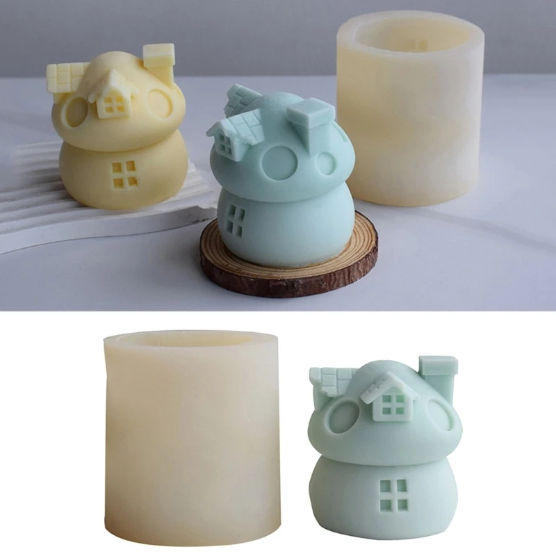 

High Temperatures Resistant Silicone Mold for Making 3D Art Candle Plaster