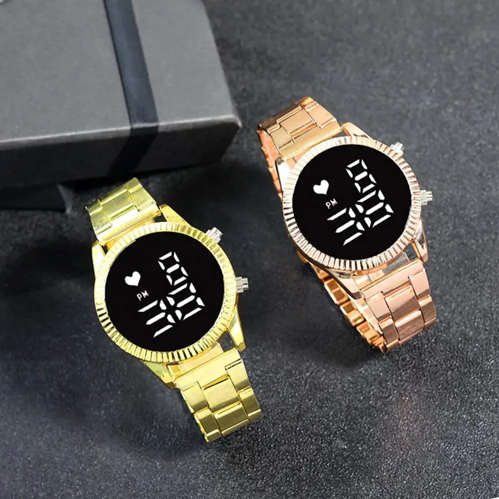 

Exquisite Wristwatch Multicolor Round Dial Cozy-Wear Adults LED Digital Watch Electronic Watch Wrist Wear