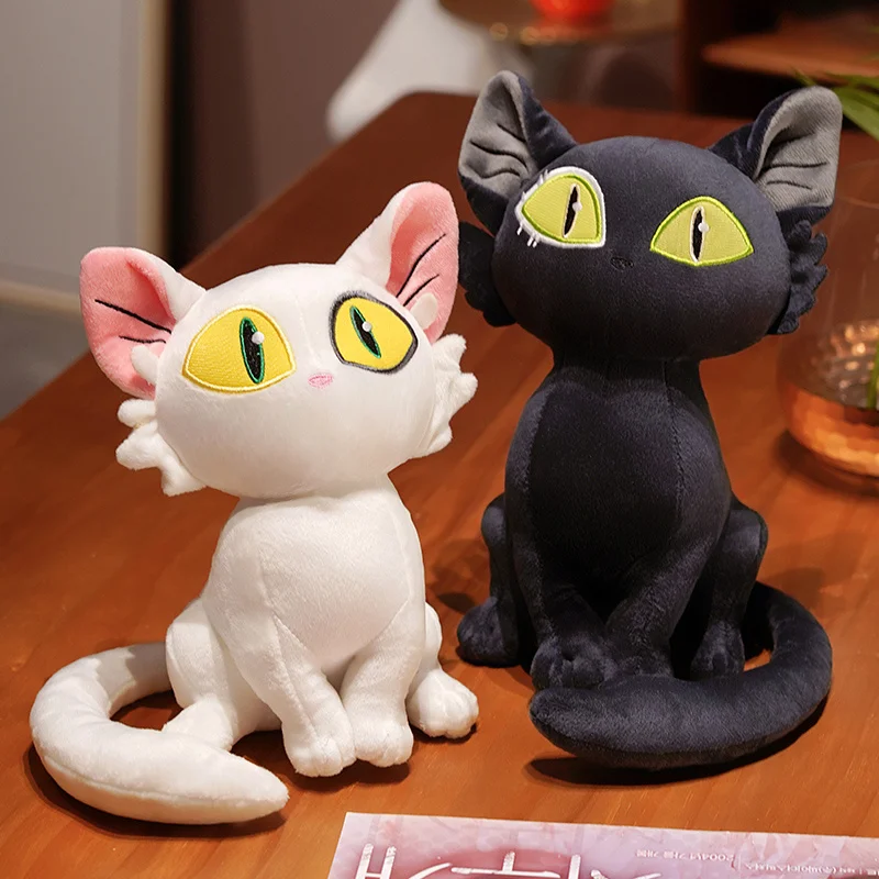 

Кавайная плюшевая игрушка джузум но тоджимари, черная кошка, плюшевая игрушка, куклы, кулон, мягкая набивная кошка, подарок на день рождения для детей