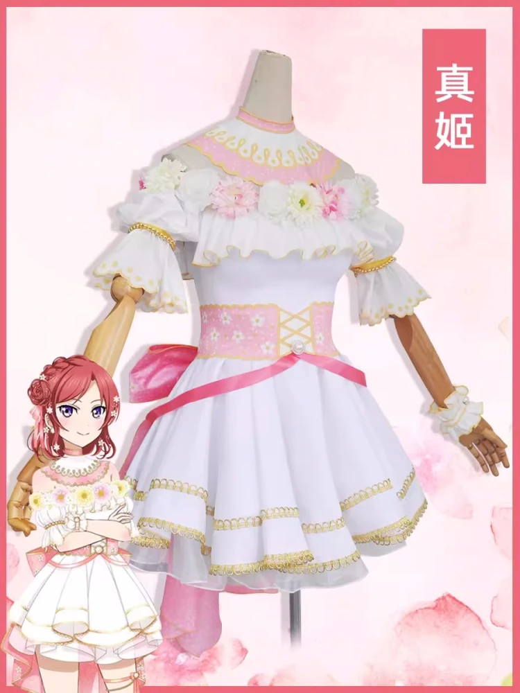 Maki Nishikino косплей костюм аниме Lovelive Женский Цветочный Фестиваль модное платье