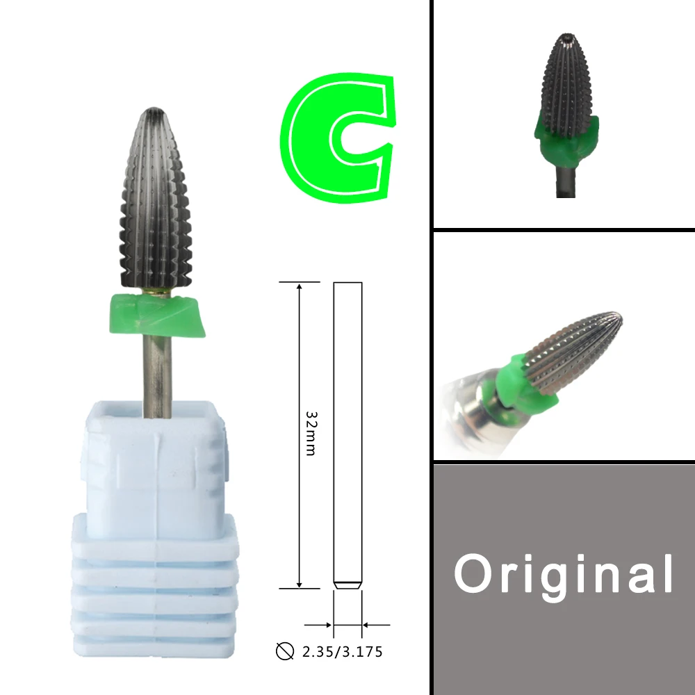 NAILTOOLS 2 Way Typhoon карбид вольфрама левая + правая рука Вольфрам стабильная фотофреза