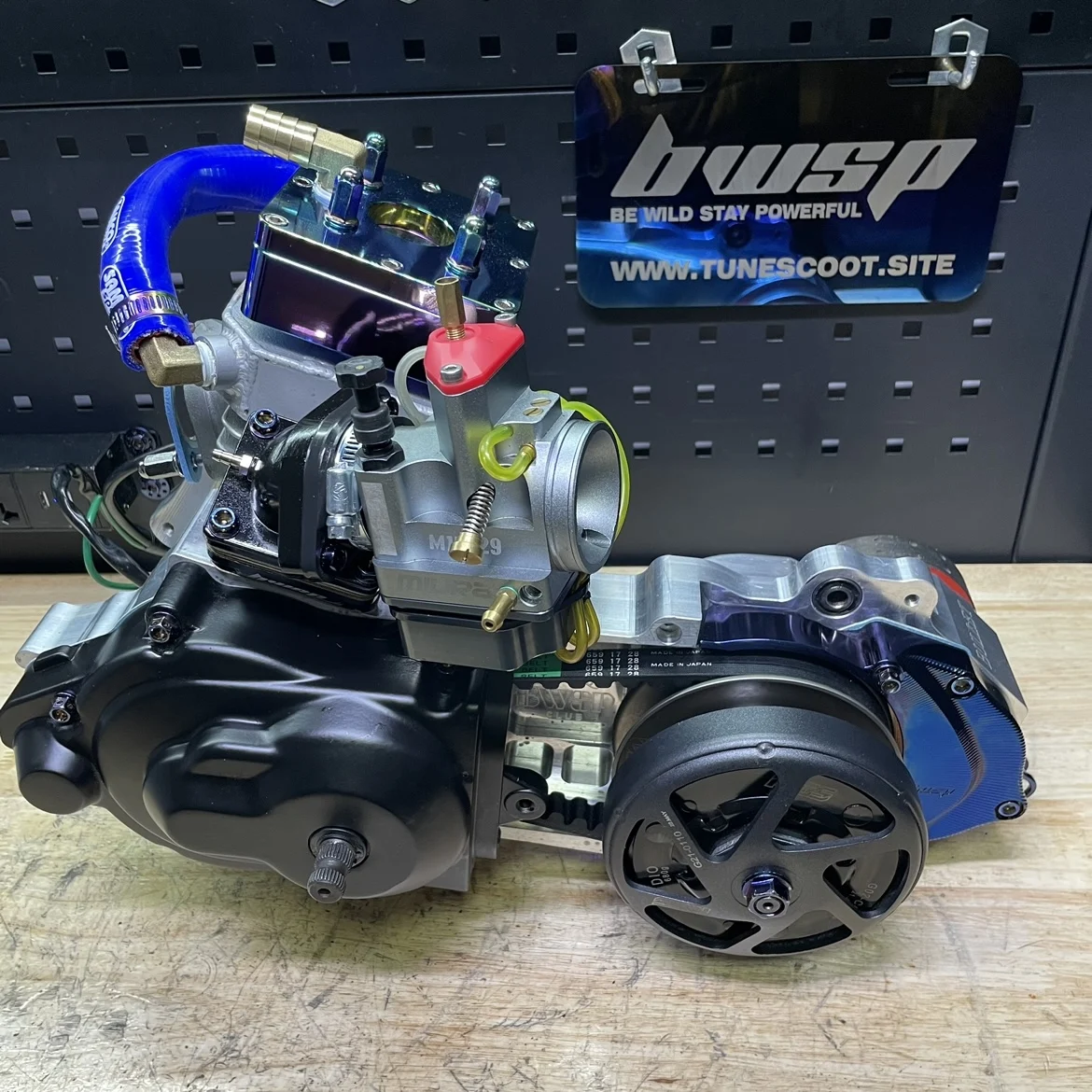 

Dio50 Billet Engine Kit 125cc Bwsp "Bullet" Series Full Complete Dio Plug And Play