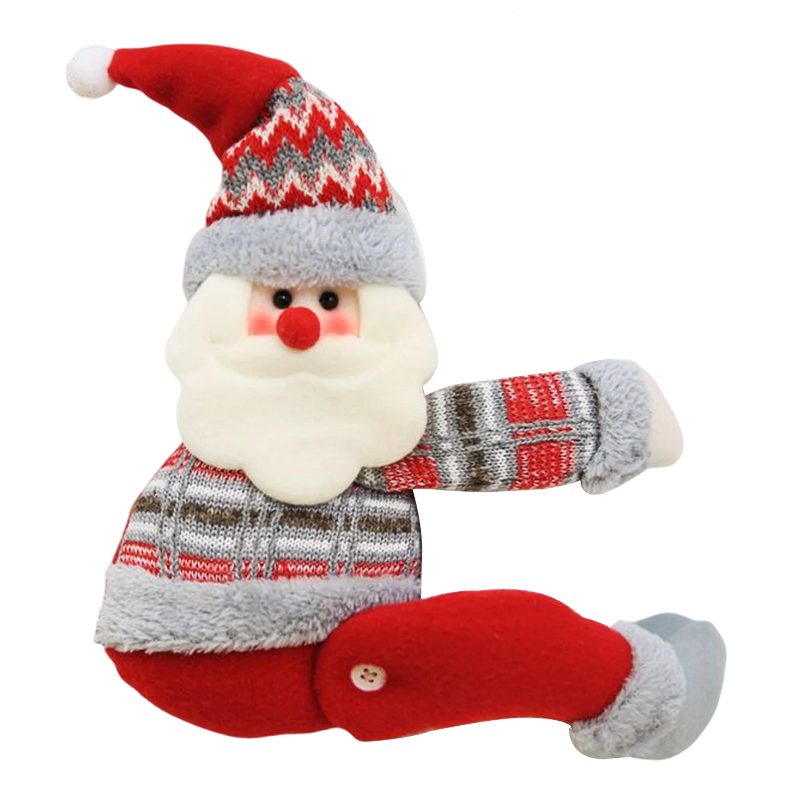 

Curtain Tieback Plush Xmas Plushies Drapery Holdback Seasonal Gifts for Festival Home