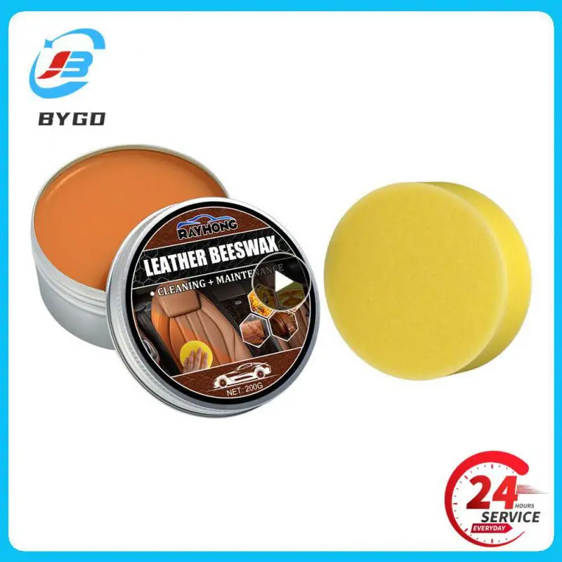 

Water Proof Car Maintenance Wax Car Leather Care Wax Non-toxic Brightening No Residue Car Seat Leather Bag Decontamination