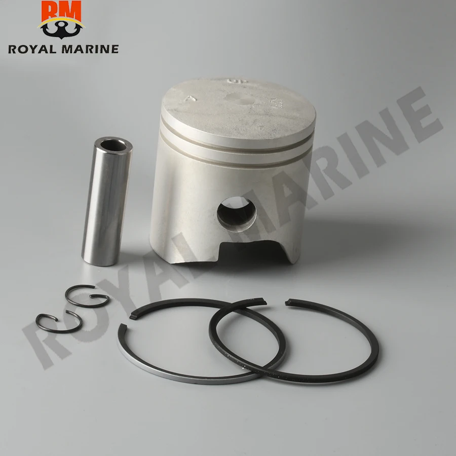 Комплект поршней 6E7-11636 + 0 5 мм для подвесного двигателя Yamaha 2T 682 63 В Вт 684 серии 9 л.с.