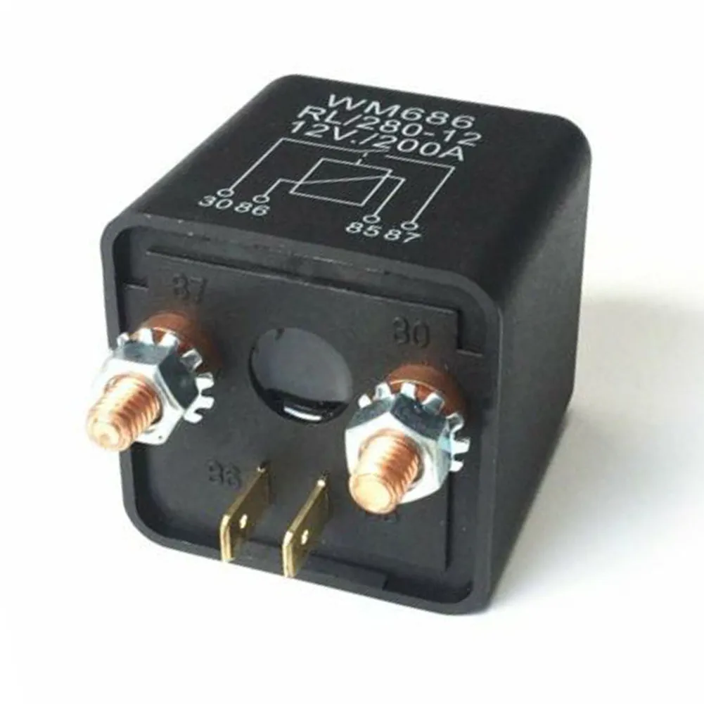 

Durable Isolator Relay Replacement Good Performance Standard Contact Form On/Off Truck 1x Dual Battery Over 200A