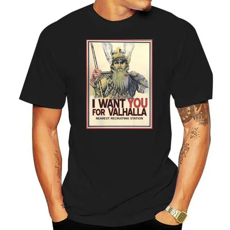 

Футболка викингов-я хочу, чтобы вы из Вальгаллы, плакат на раскрытие, D & D, новая крутая Повседневная футболка с рисунком гордости для мужчин, ...