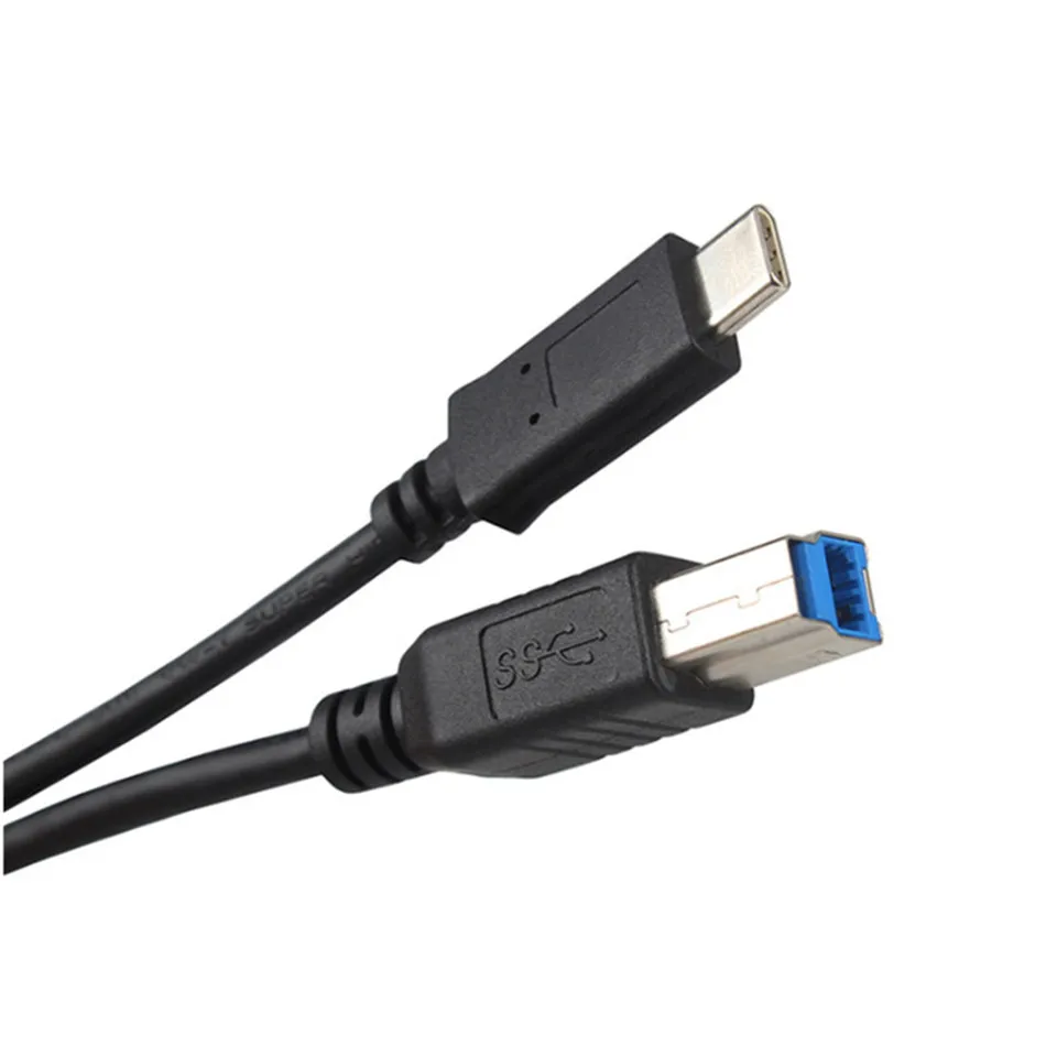 Кабель USB-C/USB 3.0 B, для передачи данных, 10 Гбит/с, для телефона, MacBook, ноутбука, принтера, жесткого диска, сканера