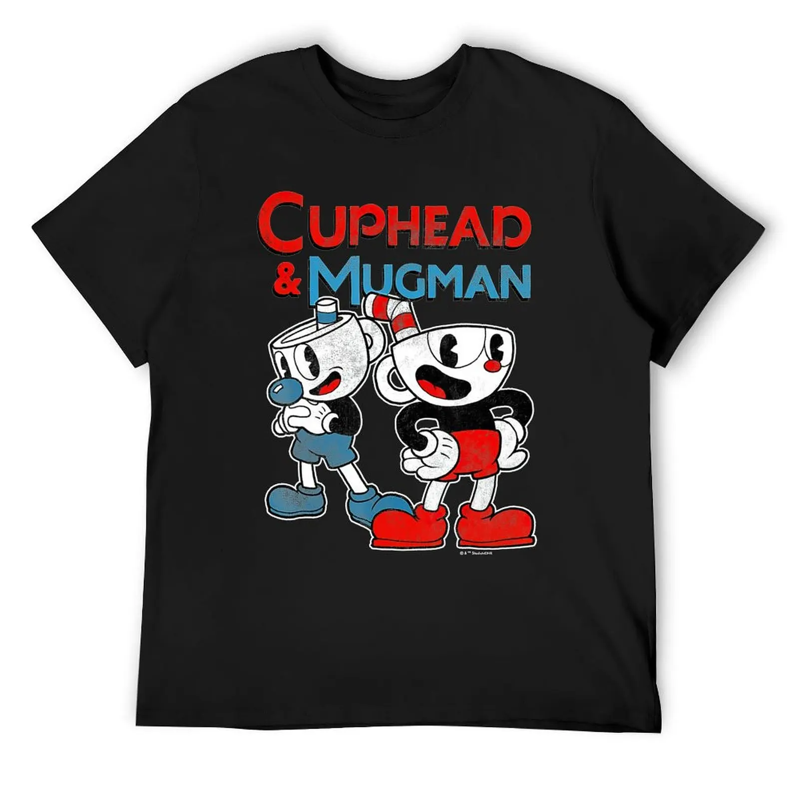 Футболка Cuphead &amp Mugman Dynamic Duo футболки с рисунком животных принцесс для мальчиков
