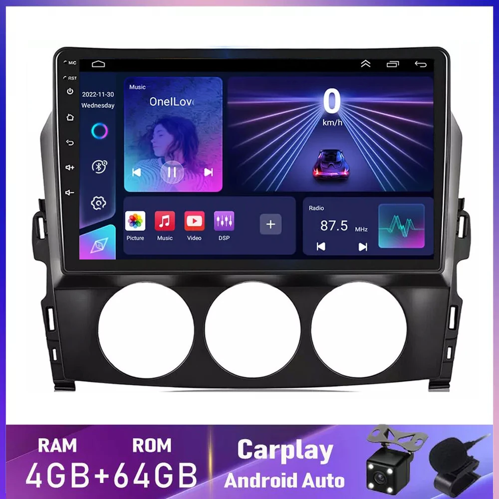 Для Mazda MX-5 MX5 III 3 NC 2005-2015 Автомобильный плеер Радио Мультимедийное видео