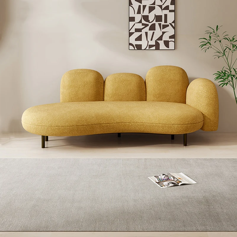 Простые бархатные мягкие черные удобные дизайнерские белые изогнутые диваны