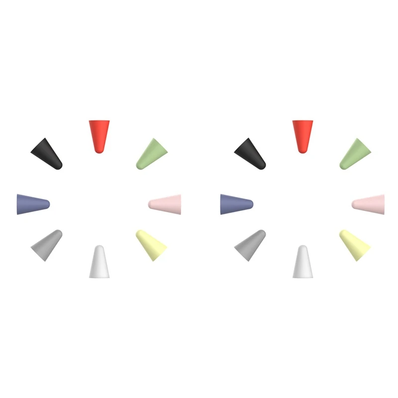 

16-кратный чехол-карандаш для Apple Pencil 2-го поколения, бесшумный силиконовый чехол-наконечник для карандаша, Защитная пленка для экрана