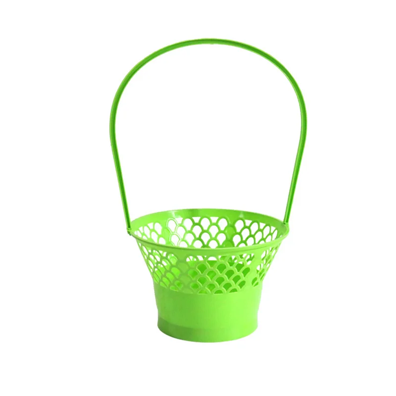 

Flower Basket Simulation Flower Pot Arrangement Hanging Fruit Gift Box Simple Durable Portable Opening Basket Home Garden Decor