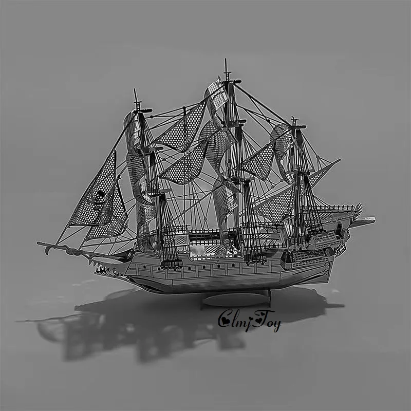 

ClmjToy Simulated Ship Model Toy Assembled Model 3D Metal Assembled Adult Jigsaw DIY Assembled Toy Birthday Gift For Boyfriend