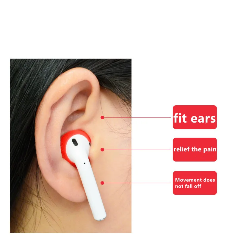 2/1 пара силиконовые чехлы для наушников Airpods 1 2 |