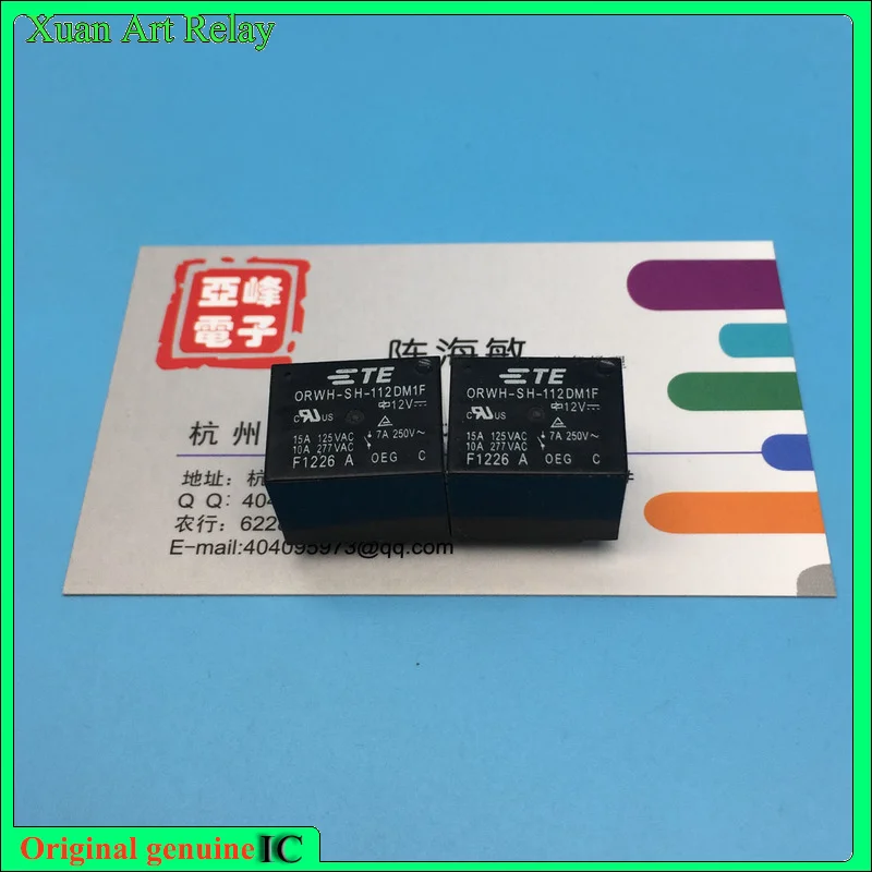 10 шт./лот 100% оригинальное Оригинальное реле: ORWH-SH-112DM1F Новое реле 4Pin 12V