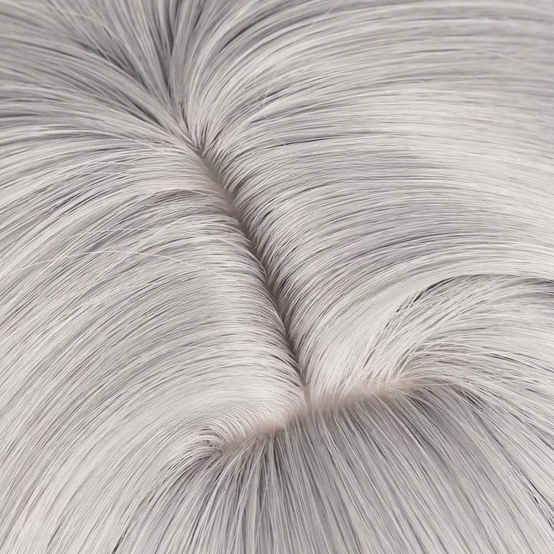 Honkai Star Rail Silver Wolf Косплей Парик Очки Серьги Заколка Для Волос Серебристый