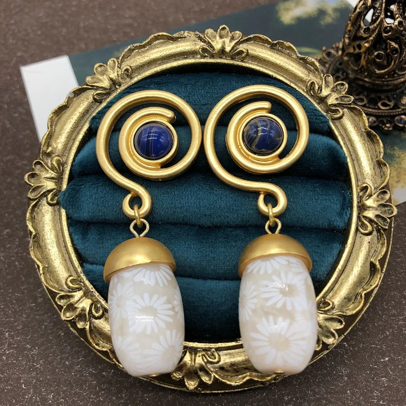 

Элегантные модные серьги, простые золотые серьги-подвески с комарами, позолоченные серьги-капельки, серебряные серьги-капельки, клипсы