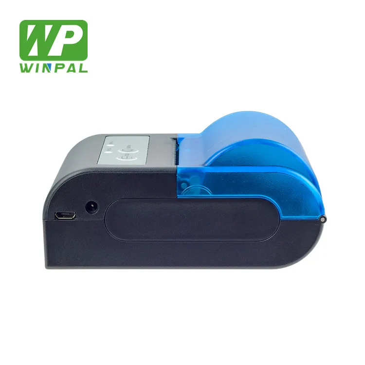 WINPAL WP-Q2B BT Wi-Fi беспроводной мини-портативный термопринтер с синей крышкой