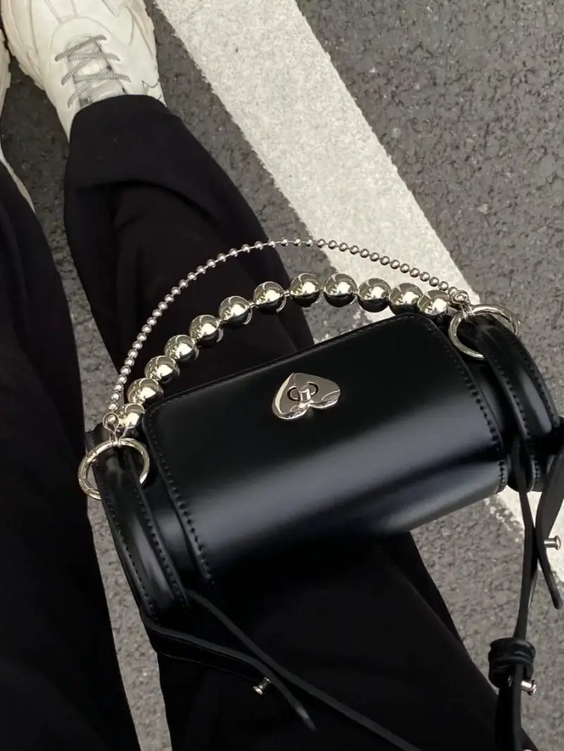 Миягава модная цилиндрическая сумка на цепочке с замком в виде сердца новинка 2024