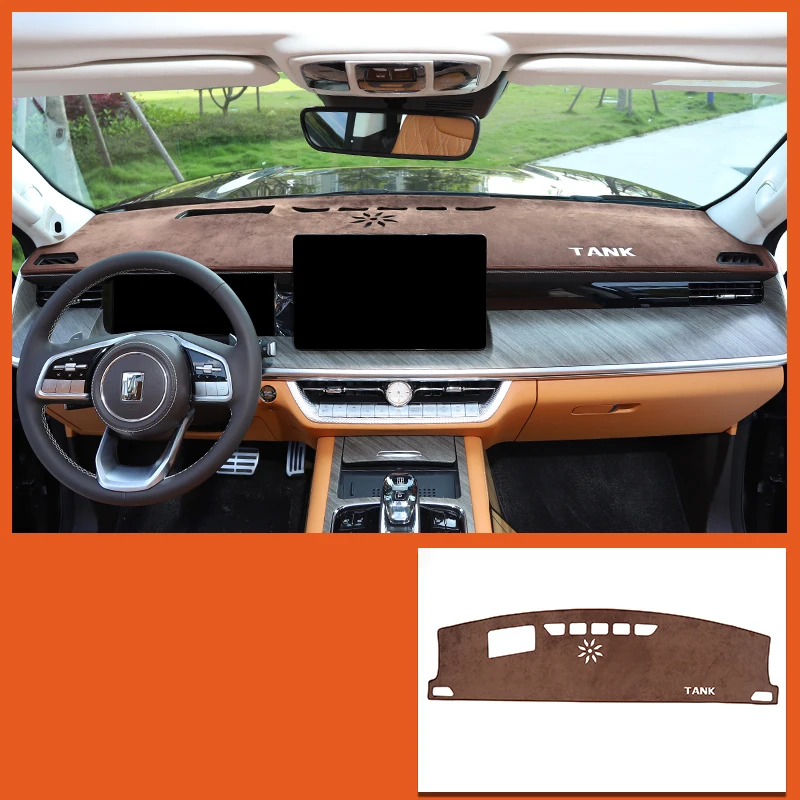 Для GWM Tank 500 Great Wall 2022-2024 автомобильный коврик для приборной панели, козырек от солнца, чехол для приборной панели, ковер, автоаксессуары