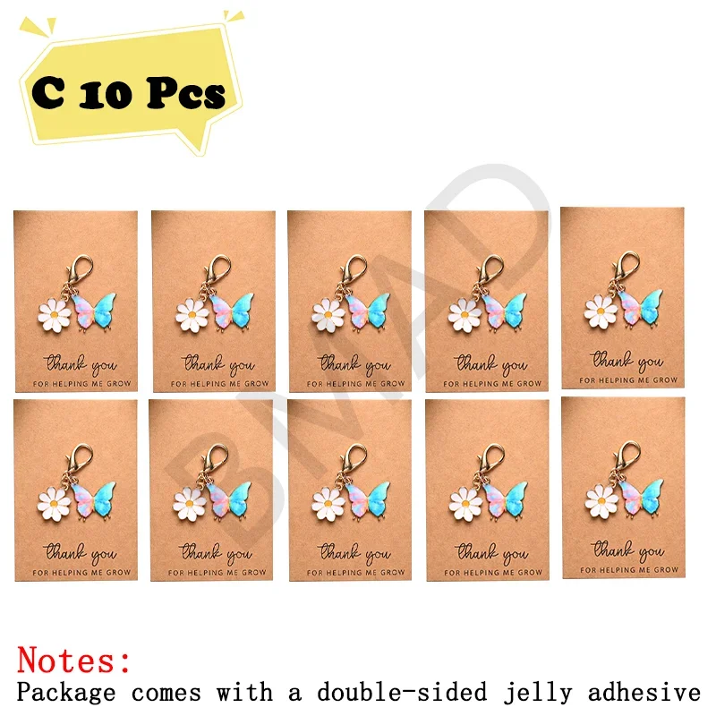 

Мини-брелоки с бабочками и одуванчиками