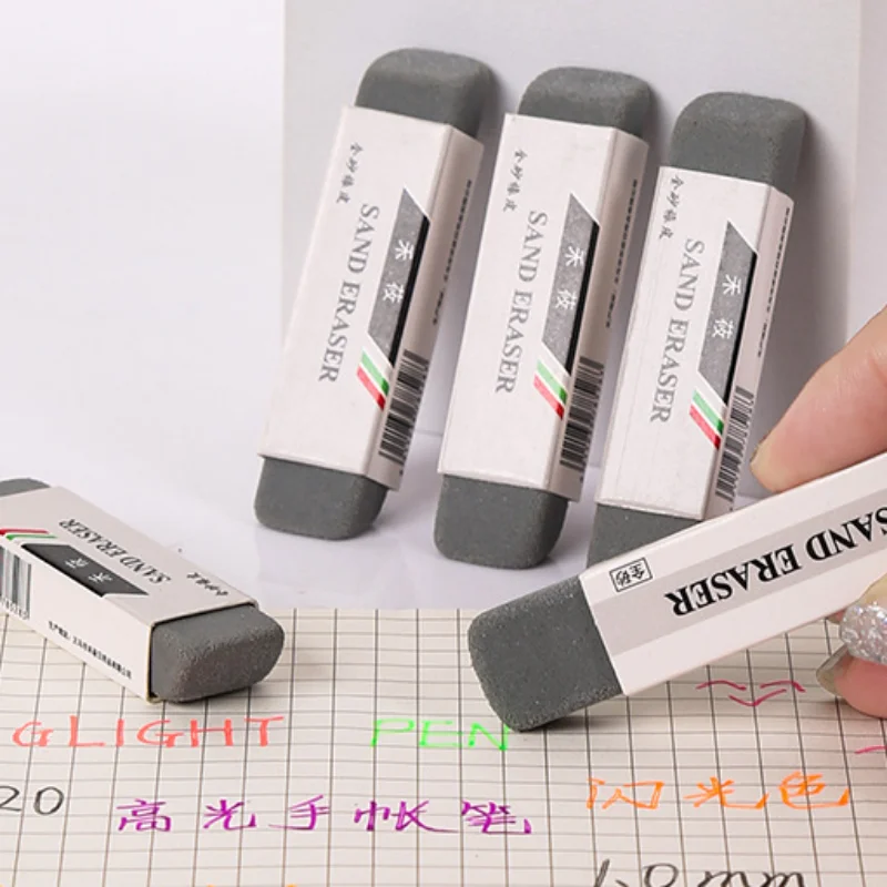 

Erasable Ballpoint Pen Eraser Frosted Eraser Clean Without Leaving Any Trace Eraser for Student School Office Stationery Supply