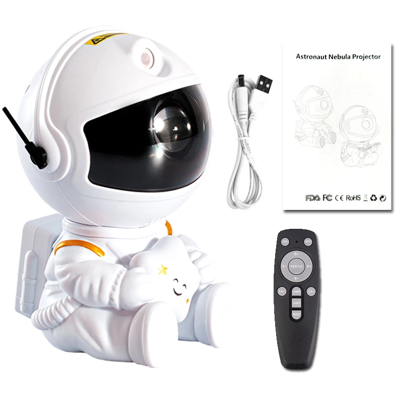 

Projector Starry Sky Astronaut Projector Star Night Light Party Decorative LED Lamp Children's Home Decor Birthday Gift