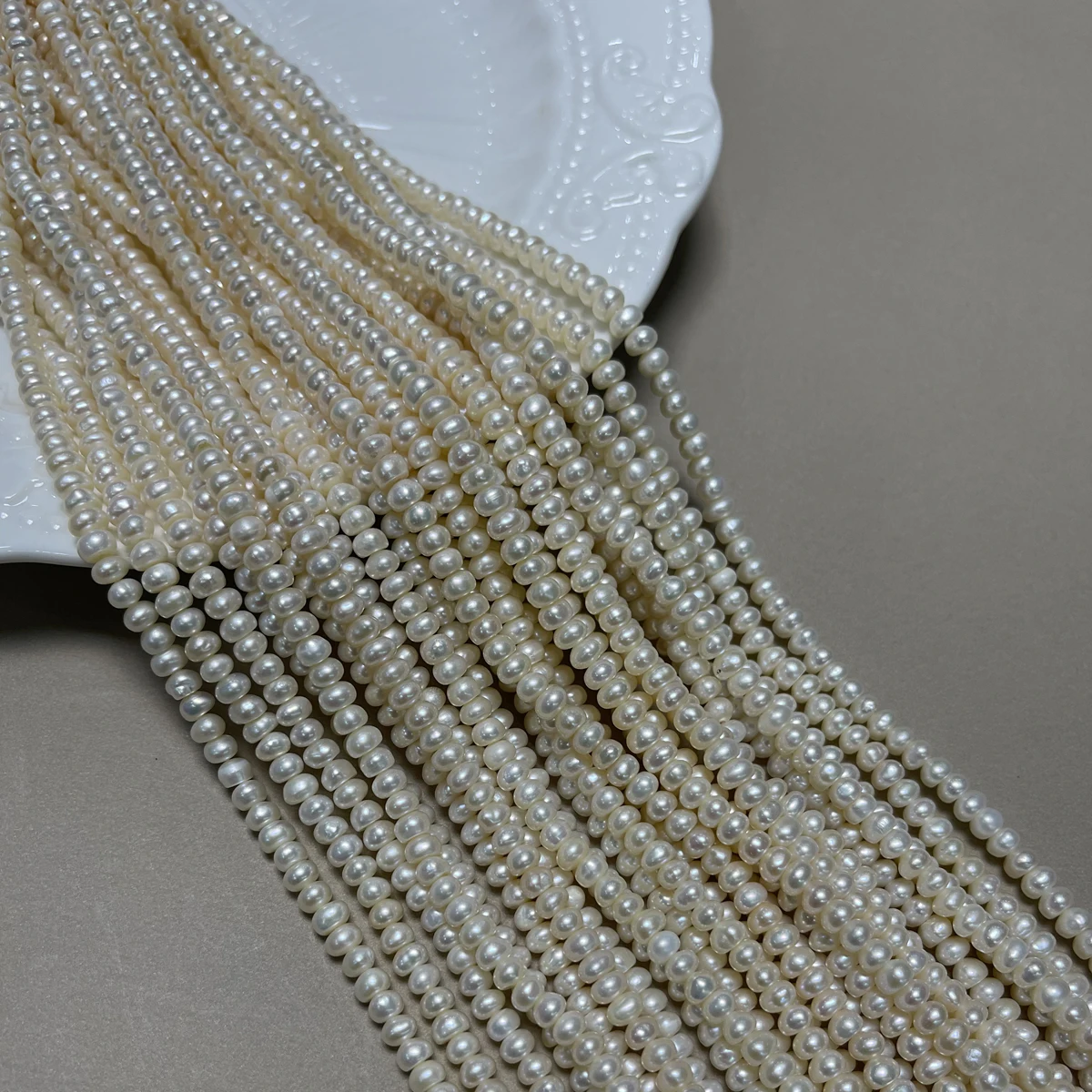Hot Sale Natural Freshwater Pearl Rice-Shaped Isolation Beads For Jewelry Making DIY Bracelet Earring Necklace Accessories