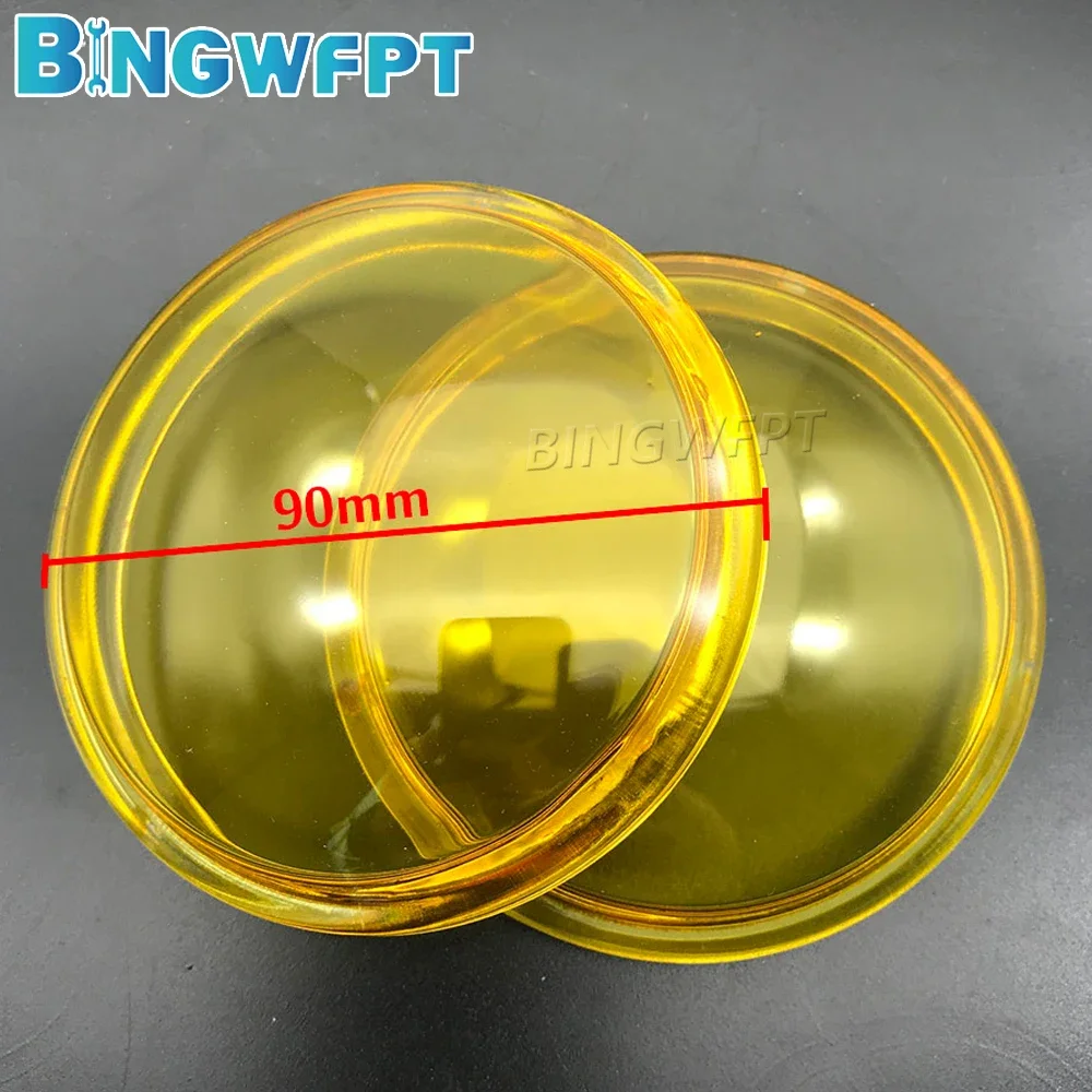 

2X круглый диаметр 90 мм противотуманные фары для Suzuki SX4 Grand Vitara Alto Swift Splash Jimny желтое противотуманное стекло закаленное стекло