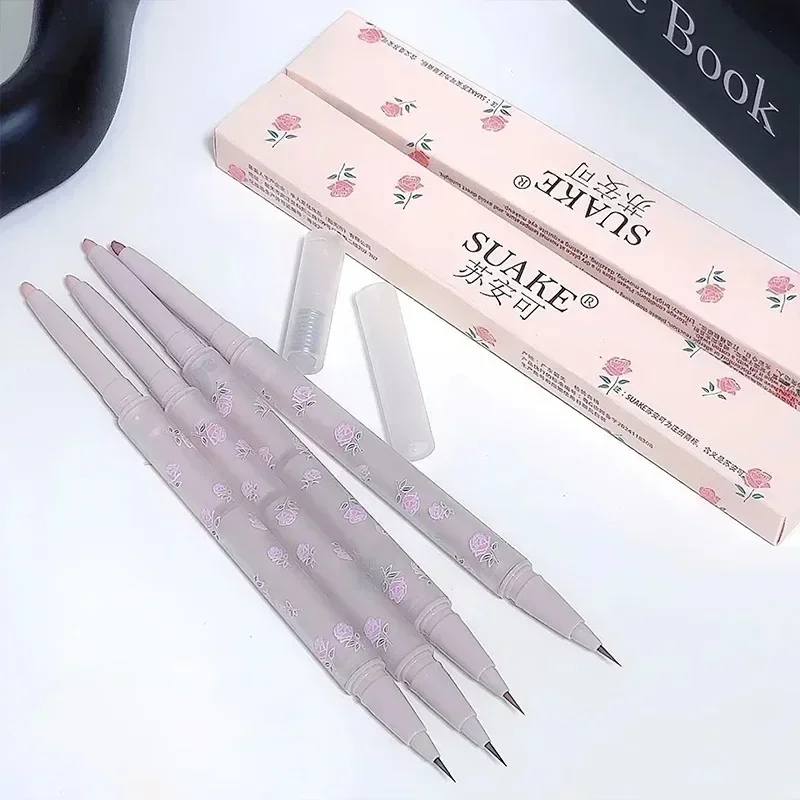 Перламутровая ручка для лежачего шелкопряда тонкая жидкая подводка глаз матовая