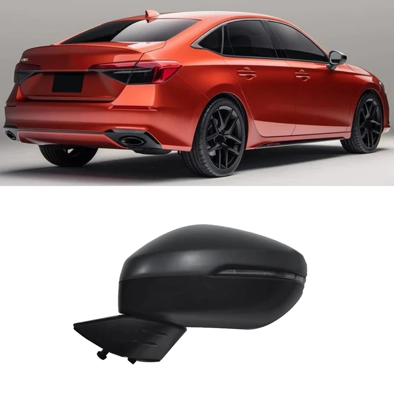 Электрическое зеркало заднего вида в сборе для Honda Civic 2022 2023 5 проводов с функцией