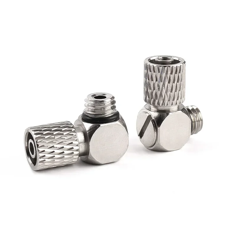 OD 3 4 6 мм Мини-пневматические фитинги ПК Прямой PL Колено Шланг Наружная резьба M3 M4