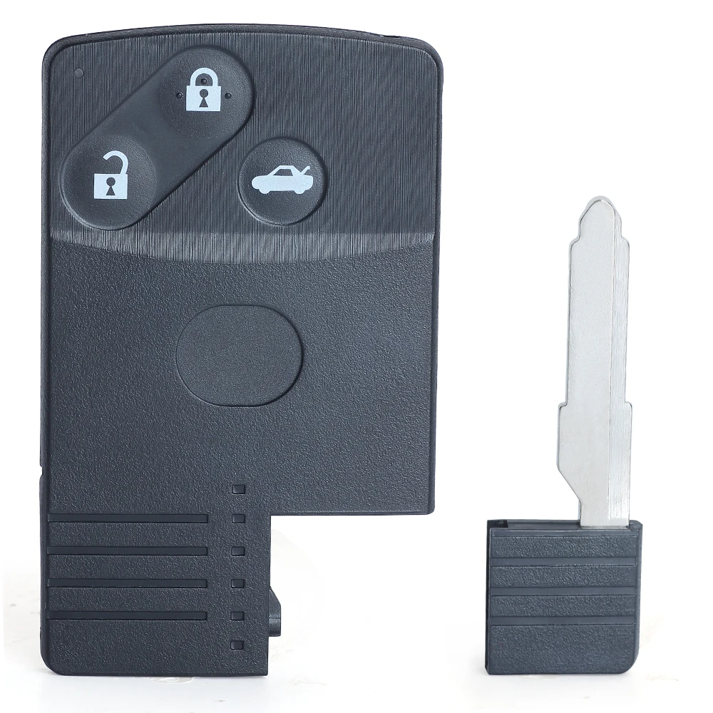 

DIYKEY 2/3/4 кнопки смарт-чехол с дистанционным управлением и брелоком с необрезанным лезвием для Mazda 5 6 8 CX7 CX-9 RX8 Miata MX5 Verisa MPV