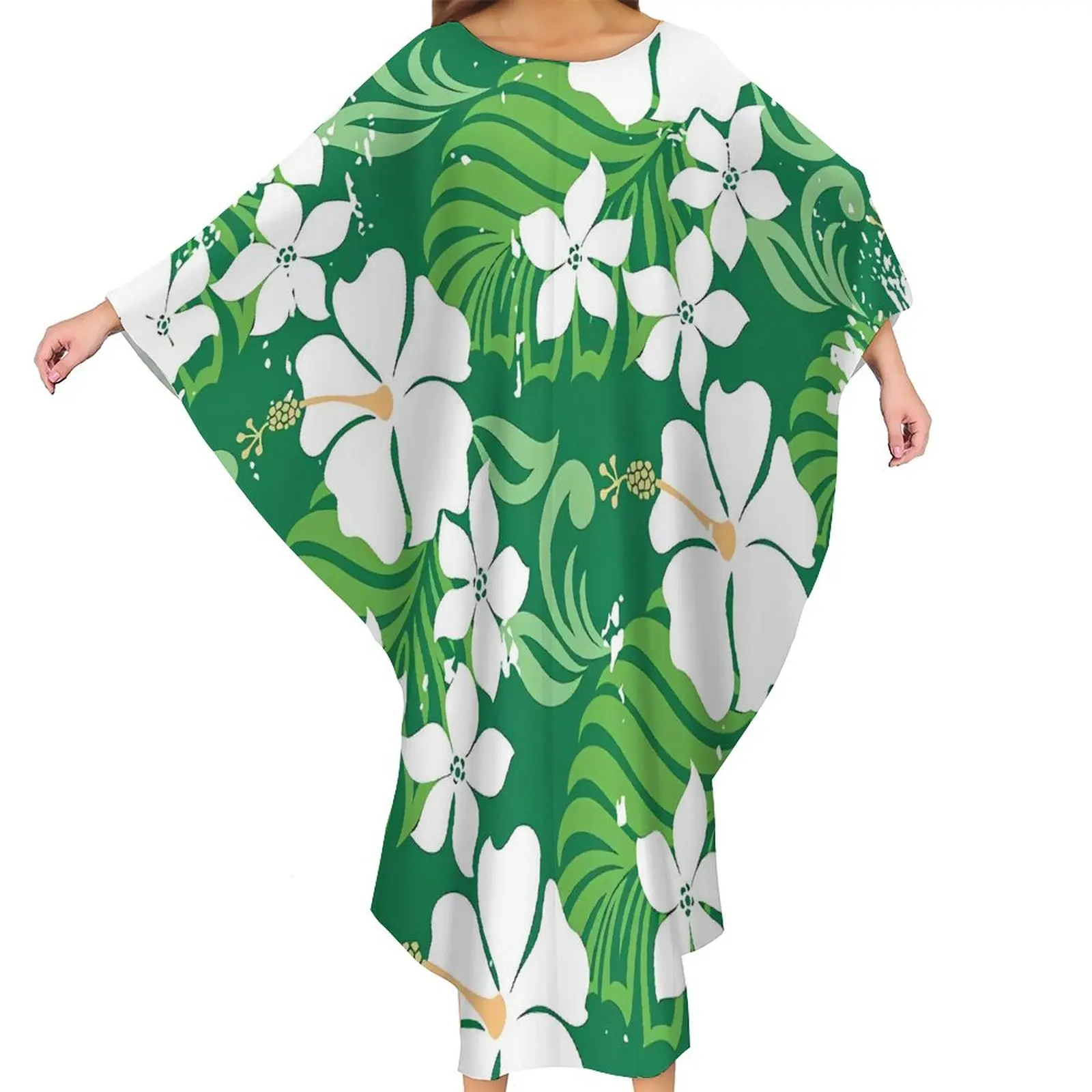 

Накидка с узором на заказ, полинезийская Женская одежда, Модное пончо с летучей мышью в стиле ретро, вечерние нее платье с бабочкой, 1 минимальный заказ, модное платье