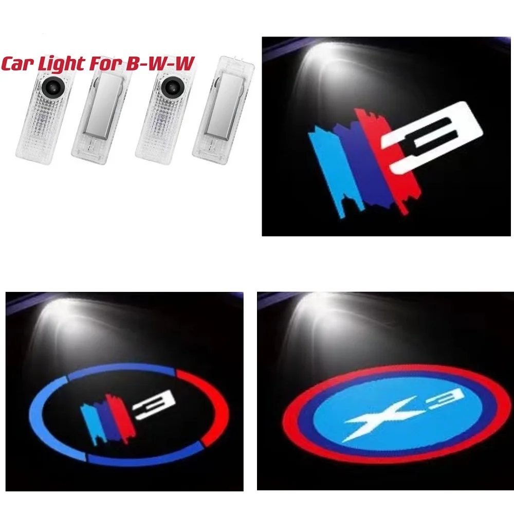 

2X Led Car Door Light Logo Laser Lamp Welcome Light for X3 E60 525i 525xi 528i 528xi 530i 530xi 535i 535xi 545i Car Accessories