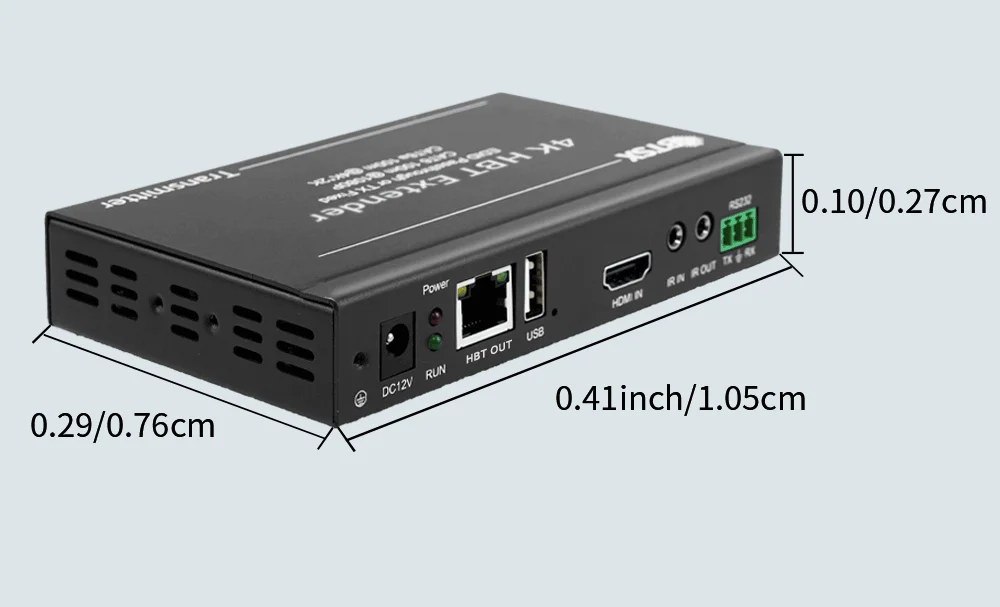 Promotion professional video 100m transmitter and receiver RS232 hdbt hdmi extender over cat6