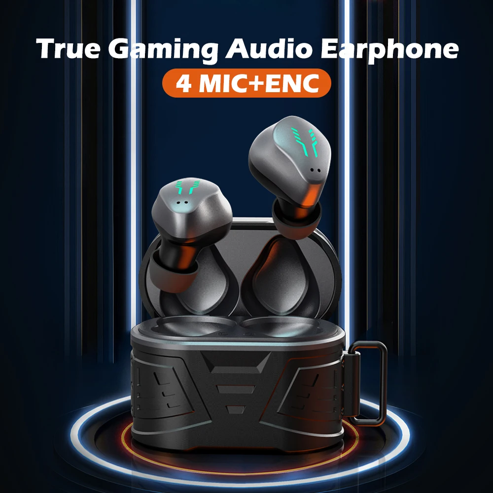 

ANC ENC Игровые наушники гарнитура с шумоподавлением TWS беспроводные наушники Fone Gamer поддержка Bluetooth наушники