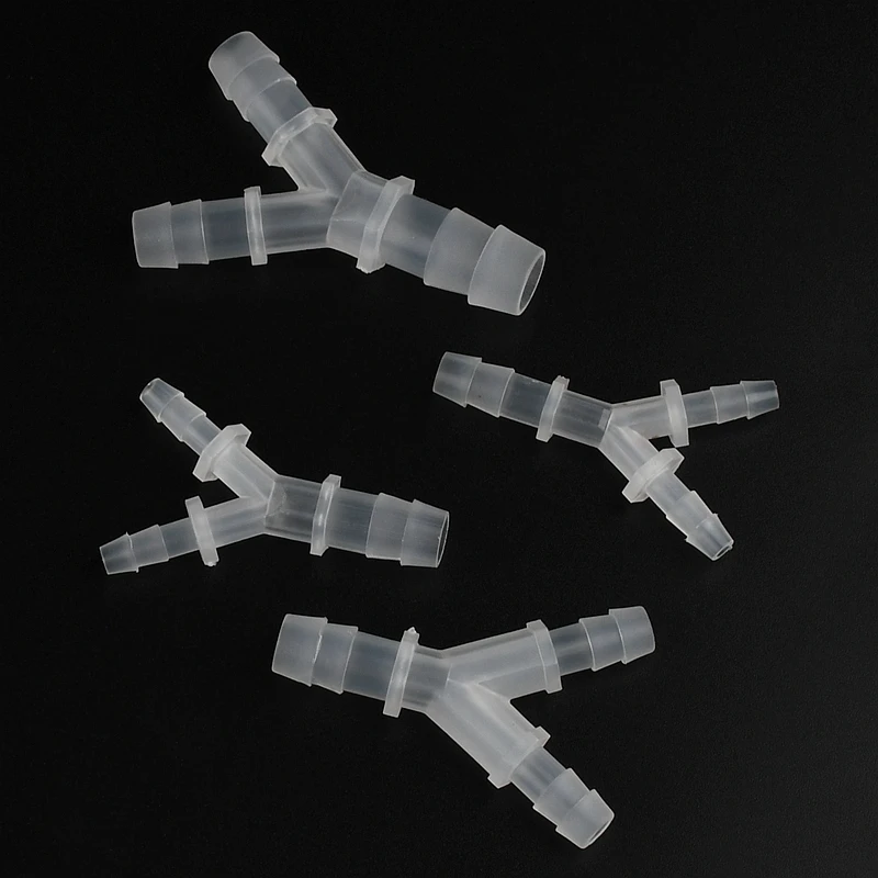 

5 ~ 100 шт. 4 ~ 12 мм полипропиленовый Y-образный тройник шланг, пагода, редукционные разъемы, аэратор для аквариума, воздушный насос, разделительн...