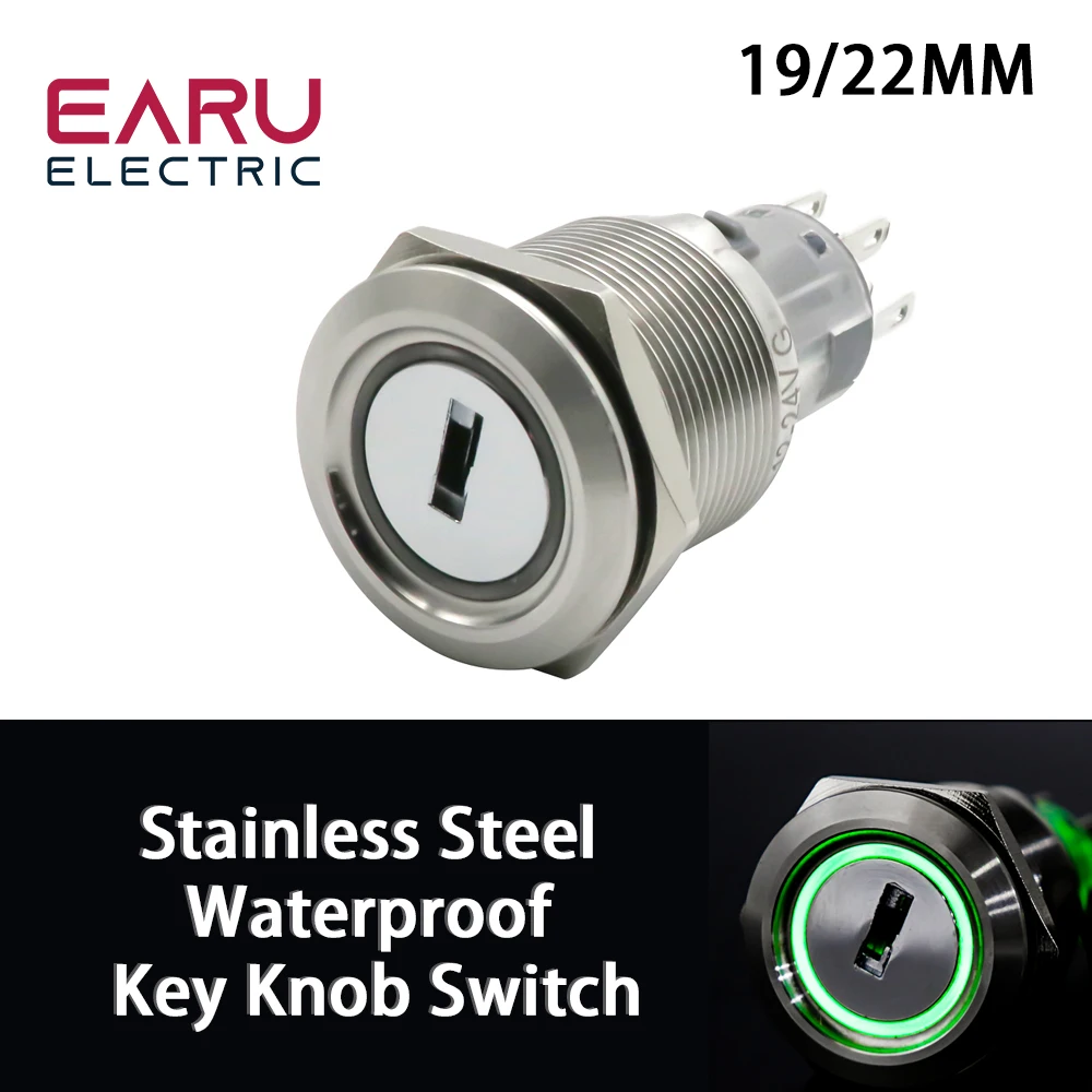 Самовозвращающийся мгновенный светодиодный светильник для фиксации 19 мм 22