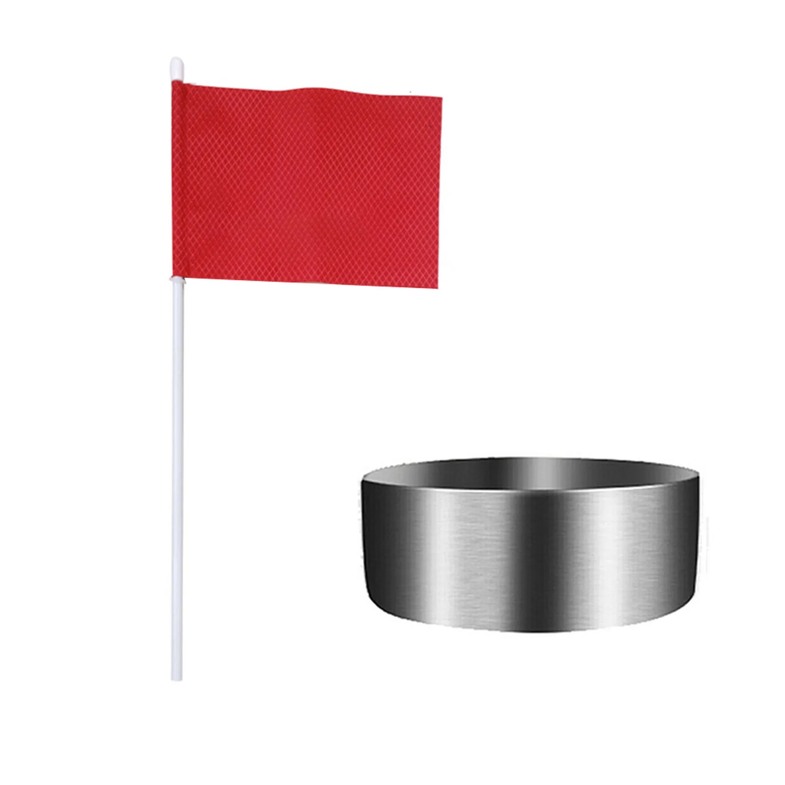 

Trainging Accessory Stainless Steel Backyard With Flag Indoor Outdoor Garden Solid Office Durable Portable Golf Green Cup Home