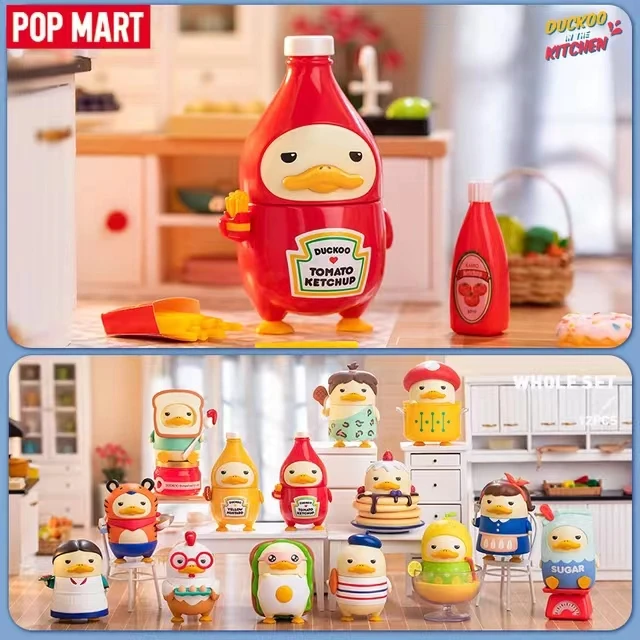 

Original POP MART DUCKOO Kitchen Battle Series Blind Box Toys Model Confirm Style Cute Anime Figure Gift Surprise Box