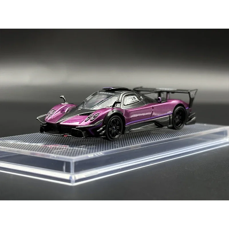 CM 1:64 Zonda R Evolucion трековая версия карбоновые фиолетовые сменные колеса литая под