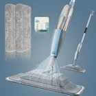 Швабра 3 в 1, швабра с распылителем и уборочная машина, пылесос, плоская Швабра для твердого пола, ручная Швабра для удобного использования