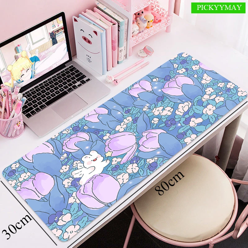 

Large Mousepad Cute Rabit Mouse Pad Company Mouse Mat Office Mouse Mat Desk Mat For PC Keyboard Mat Table Carpet 400x900mm