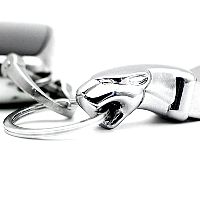 1 шт. брелок для ключей с головой леопарда держатель автомобильный металлический